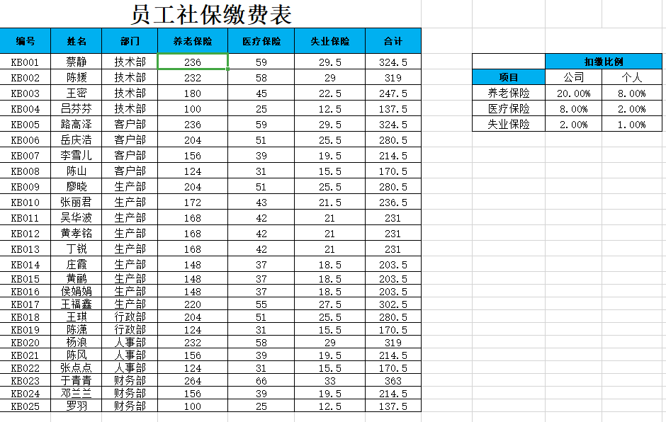 企业人力管理核心表册：员工工资、考勤、档案与社保缴费明细表全解析