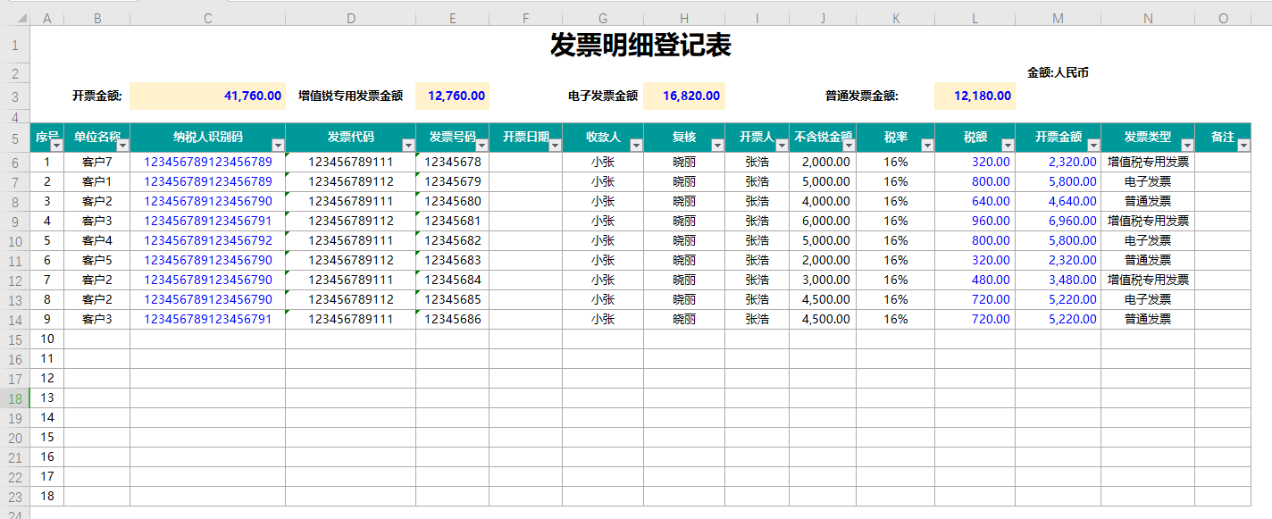 发票登记明细表：高效管理与 Excel 应用实战及下载资源集